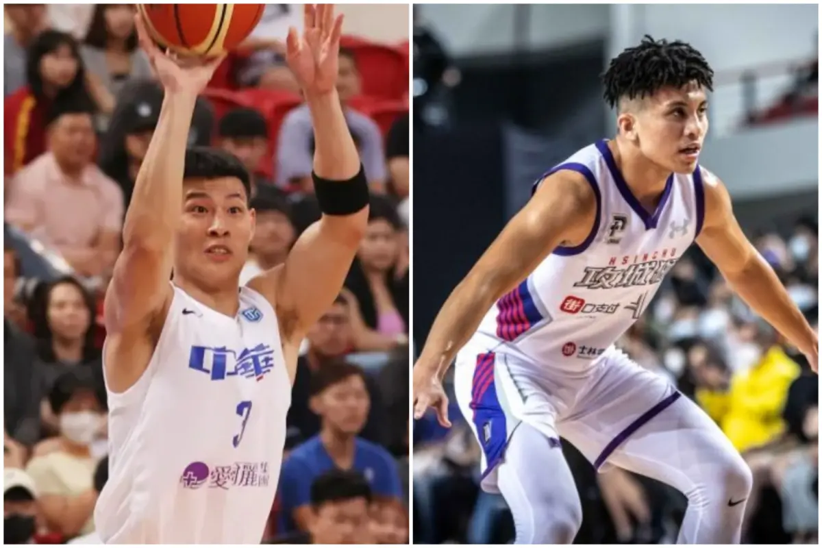▲林秉聖（左）簽約攻城獅後反悔引發合約爭議，高國豪期待一起打球，也盼望風波盡快平息。（組圖／籃協提供、葉政勳攝）