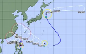 海葵颱風生成了！與蘇拉、丹瑞「三颱共舞」　最新路徑影響出爐
