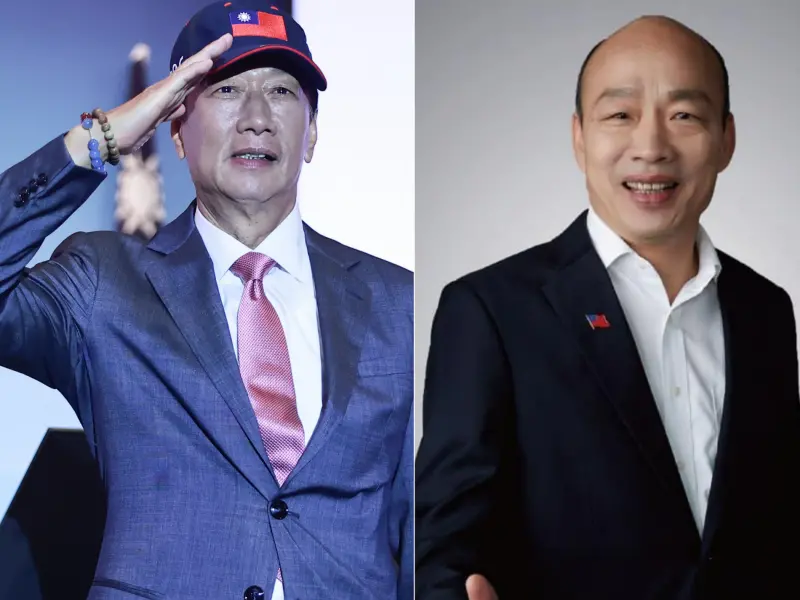 ▲郭台銘今宣布獨立參選總統，副手人選未定，但資深藝人劉家昌點名韓國瑜，呼籲韓國瑜挺身而出，「這一役不能缺席」。（圖／記者葉政勳攝、翻攝韓國瑜臉書）