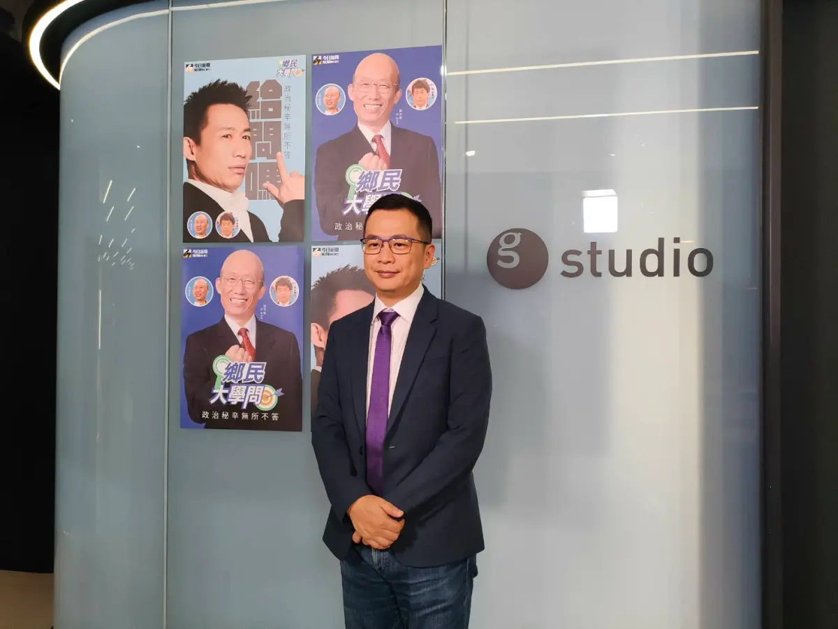 ▲羅智強目前擔任高金素梅辦公室主任，對於外傳高金素梅擔任郭台銘副手，應該是沒有這樣的安排。（圖／記者邱新博攝，2023.08.28）