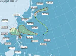 蘇拉、海葵颱風「南北夾攻」台灣！恐有藤原效應　週三四難逃暴雨
