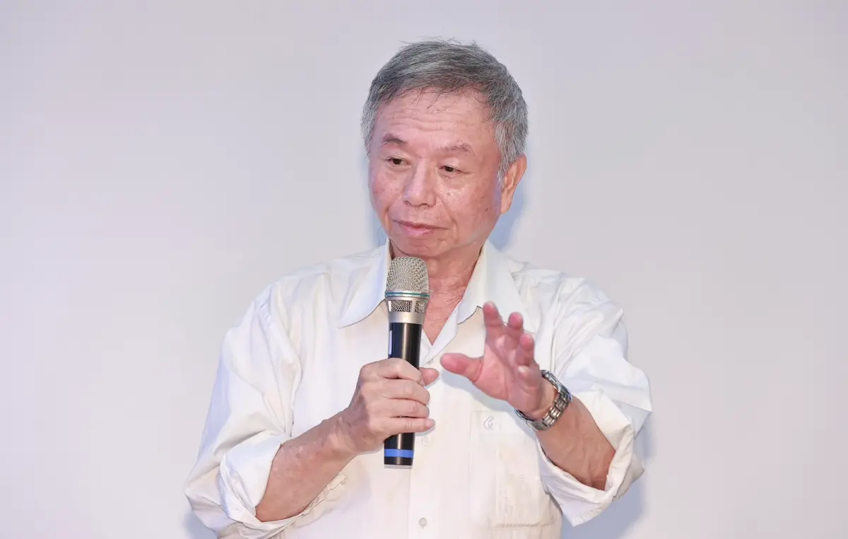 ▲前衛生署長楊志良認為自己不像館長，因為沒有講三字經。（圖／記者葉政勳攝，2023.08.28）