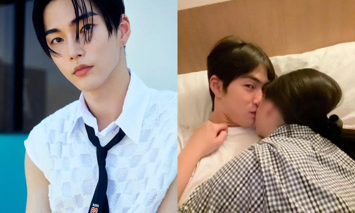 ▲「SM娛樂」新男團RIIZE成員洪昇瀚（홍승한）感情史被爆出。（圖／RIIZE臉書、xxeuk Twitter）