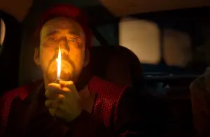 ▲尼可拉斯凱吉為新電影《地獄來的乘客》，染成一頭紅髮。（圖／車庫）