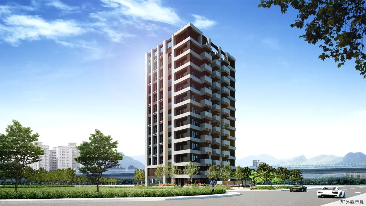 ▲億德建設選址精準，「風華雙城匯」正處於重劃區三面通透角地。（圖／品牌提供）