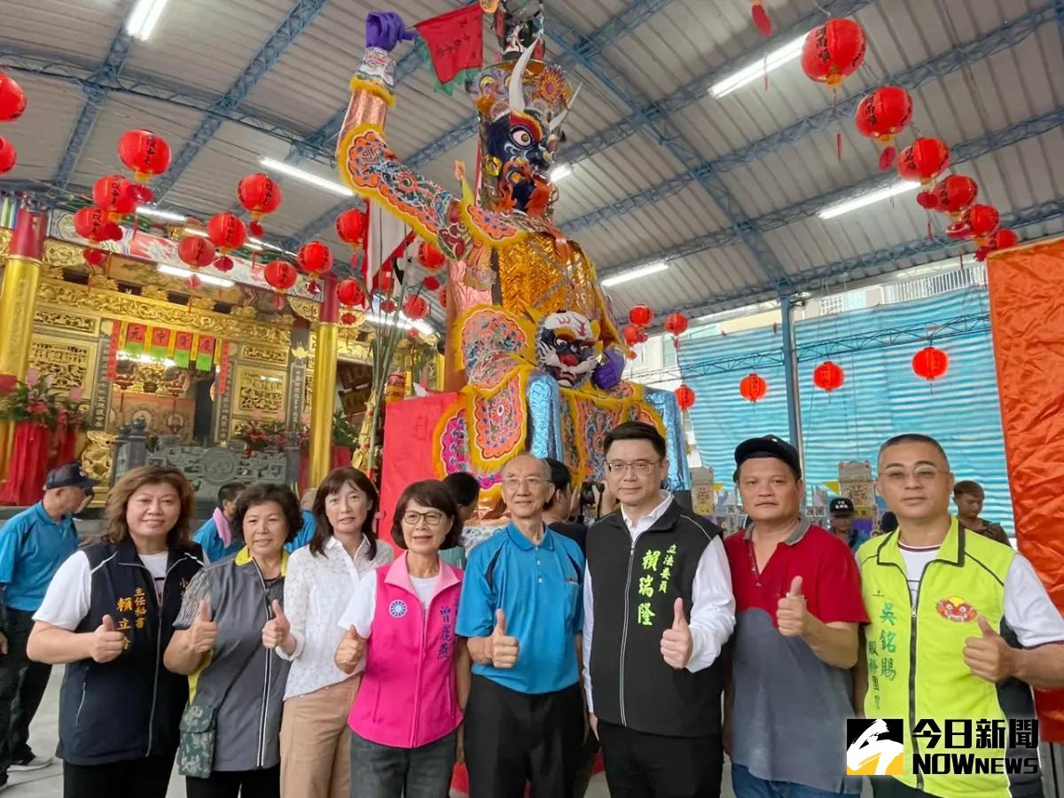 ▲小港龍湖廟百年來循古禮於8/29-8/31（農曆7/14-7/16）舉辦為期三天的大士爺祭典。（圖／記者陳美嘉攝，2023.08.29）