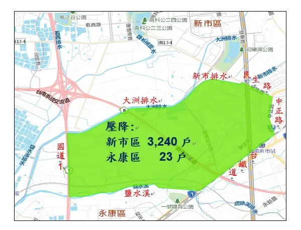 ▲南市2行政區壓降供水延至9月5日起實施（圖／台水提供）