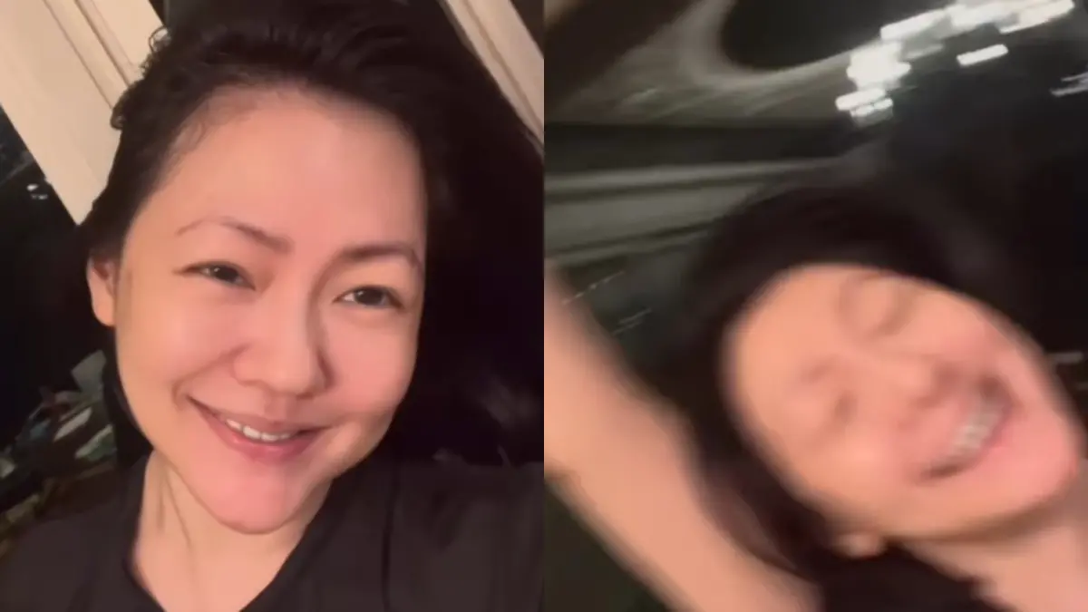 ▲女兒開學，小S開心地跳舞，興奮之情藏不住。（圖／翻攝自小S IG）