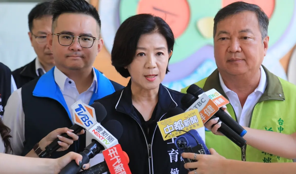 ▲台中市副市長王育敏表示，市府看到豐中的調查報告，覺得相當離譜。（圖／台中市政府提供，2023.08.30）