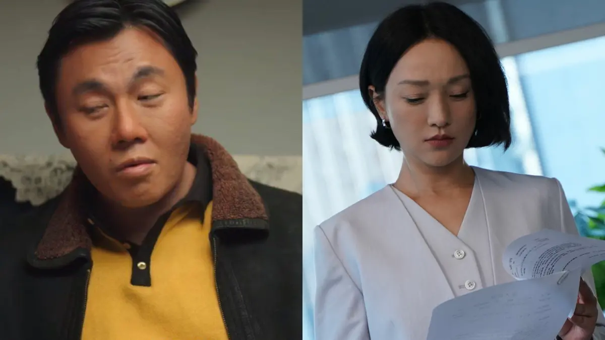 ▲秦昊（左）在《漫長的季節》化特殊妝，周迅於《不完美受害人》展現背台詞功力。（圖／翻攝自微博、電視劇不完美受害人微博）