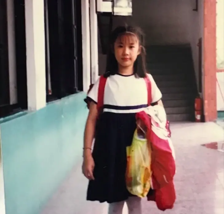 ▲台北市議員柳采葳小學三年級照片。（圖／柳采葳提供）