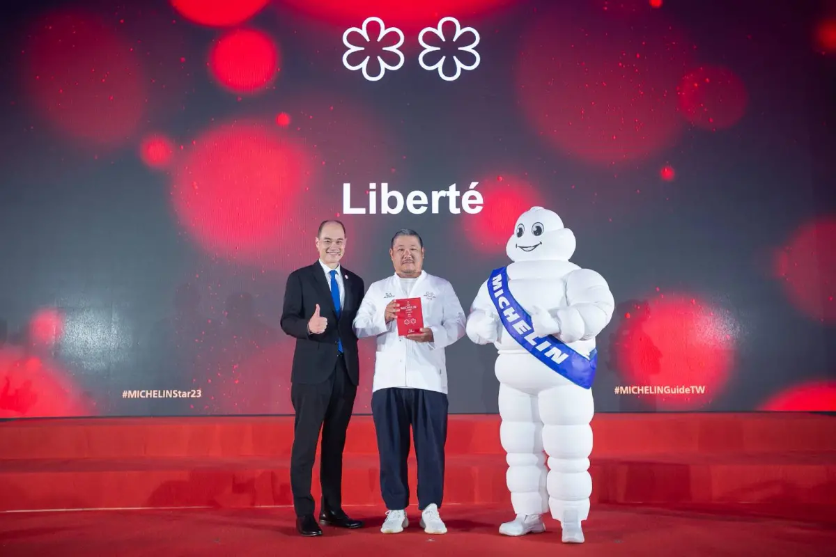 ▲高雄「Liberté」餐廳今年在米其林榜上從1星晉級為2星，但該餐廳武田主廚與餐廳「Liberte」確認都將於不久離開高雄。（照片來源／米其林指南官方）