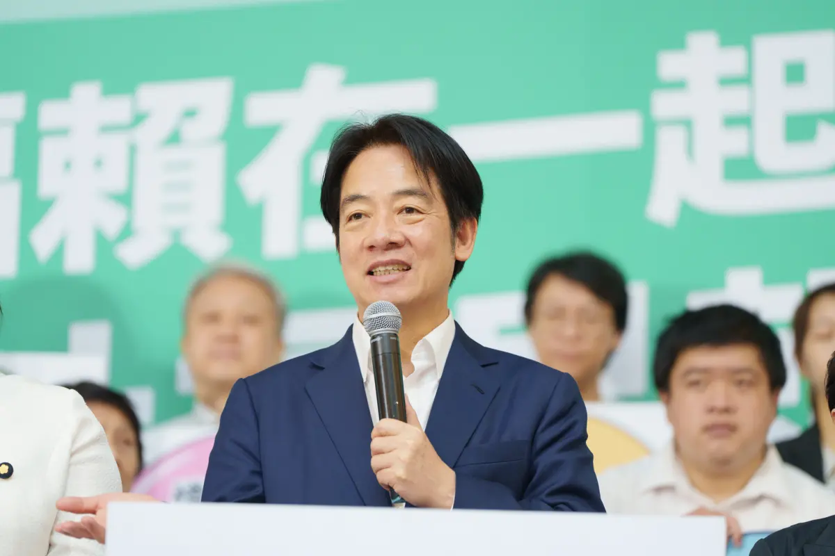 ▲民進黨總統參選人賴清德在今天公布的民調中，獲42.52%支持度。（圖／賴清德競辦提供）