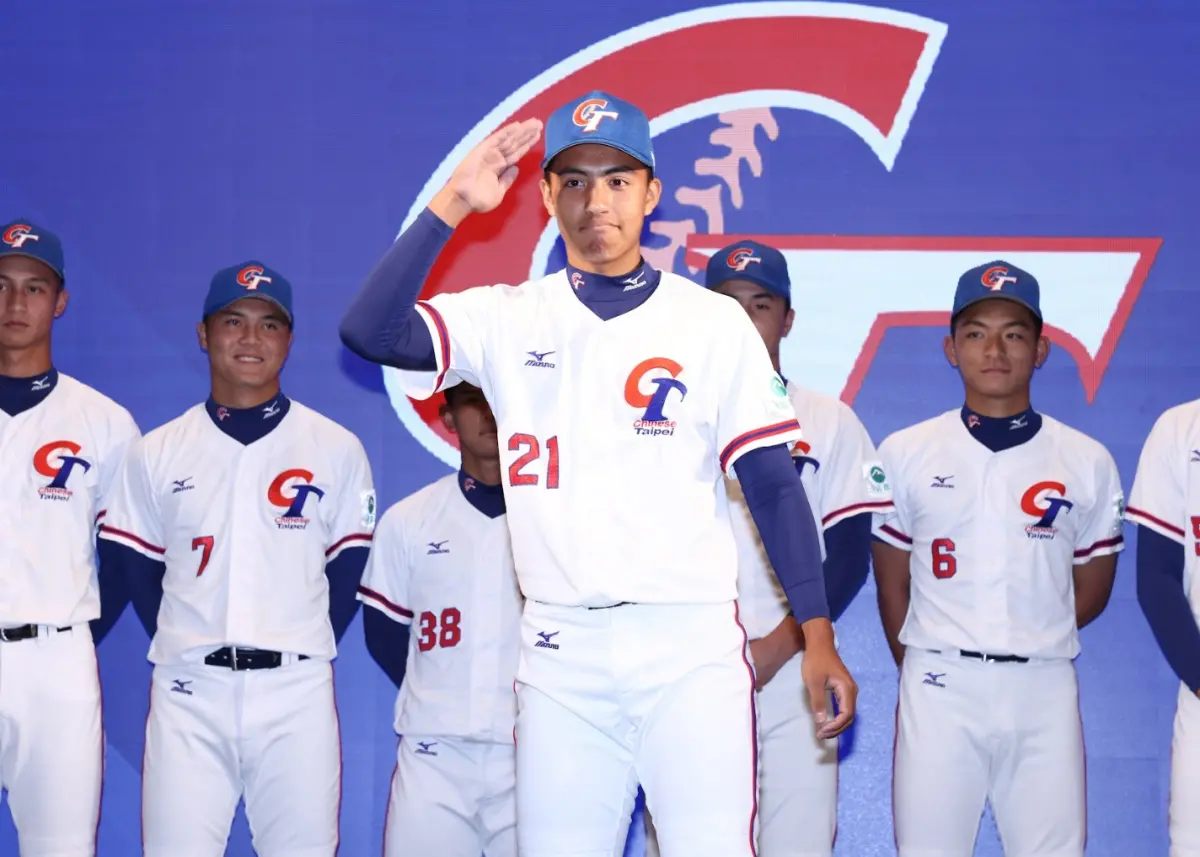 ▲U18中華隊小菜鳥黃天賜鎮守游擊大關。（棒協提供）