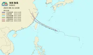海葵颱風各國最新路徑南修！氣象局揭「影響台灣」時序：恐變中颱
