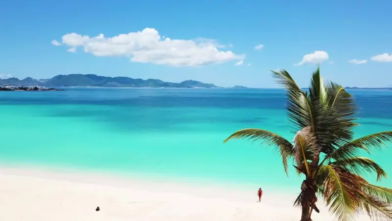 ▲位於加勒比海的一座熱帶小島安吉拉（Anguilla），因為擁有「.ai」域名，今年可以躺著賺3000萬美元域名註冊費。（圖／翻攝自Anguilla Beaches臉書粉專）