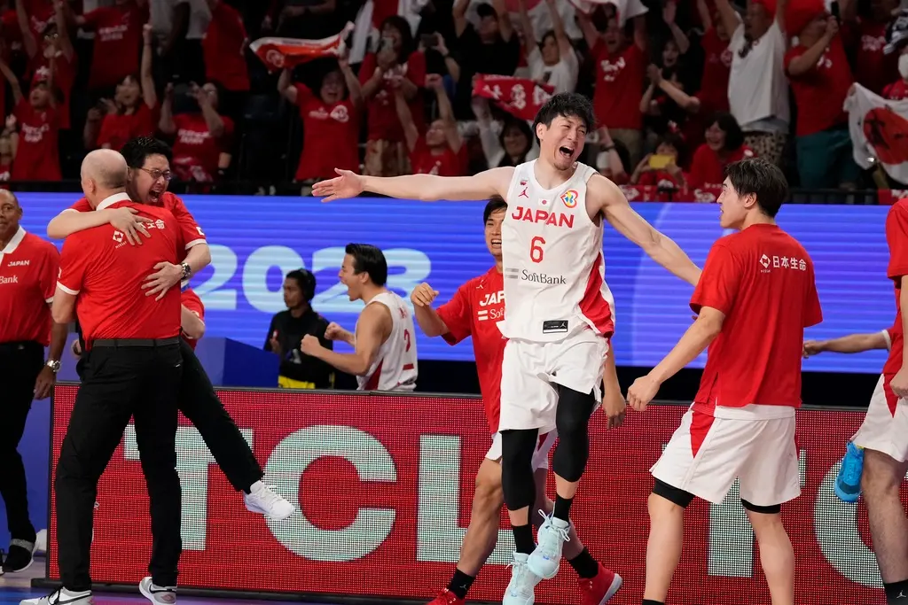 ▲FIBA世界盃男籃賽，日本順利拿下3勝晉級巴黎奧運（圖／美聯社／達志影像）