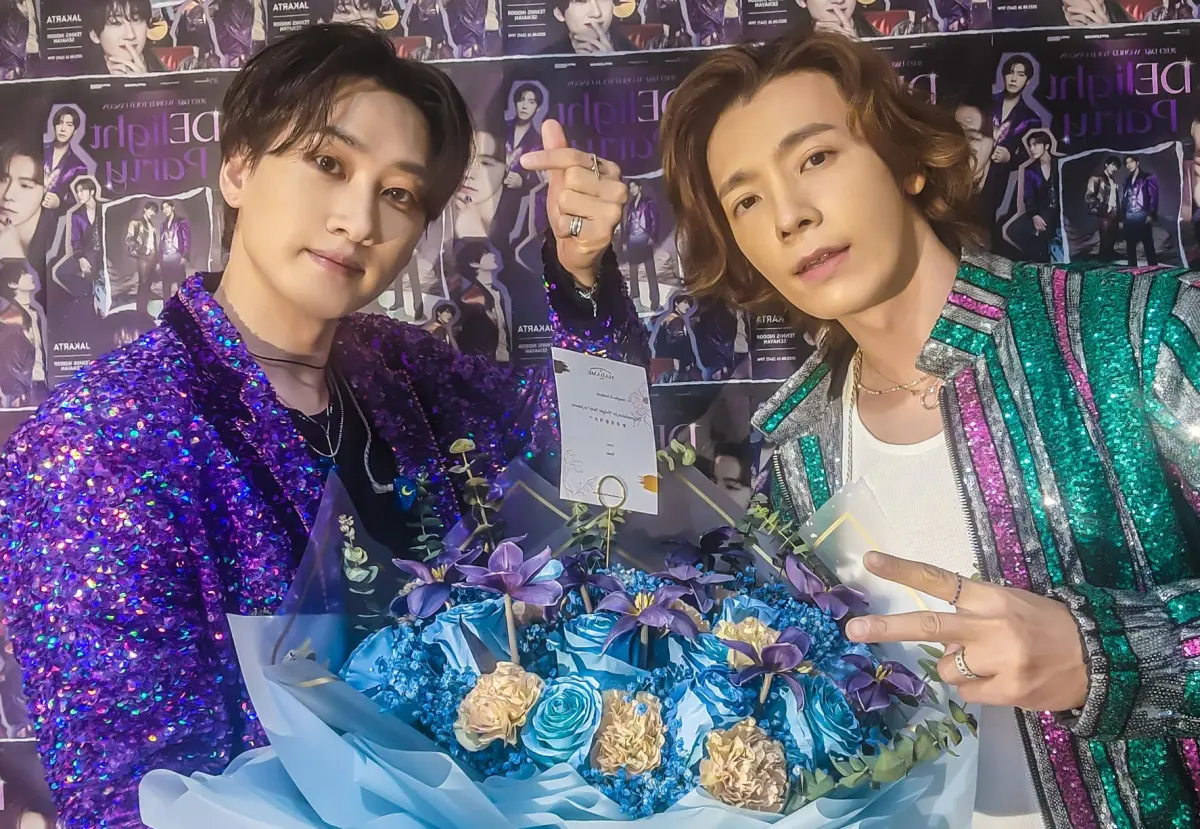 ▲SJ東海、銀赫（左）自立門戶開公司「ODE Entertainment」，還挖角於「SM娛樂」時期的SJ經紀人加入。（圖／SJ D&E Twitter）