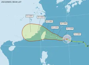 海葵颱風17:30發海警！風雨影響時間拉長　「周一颱風假」有機會

