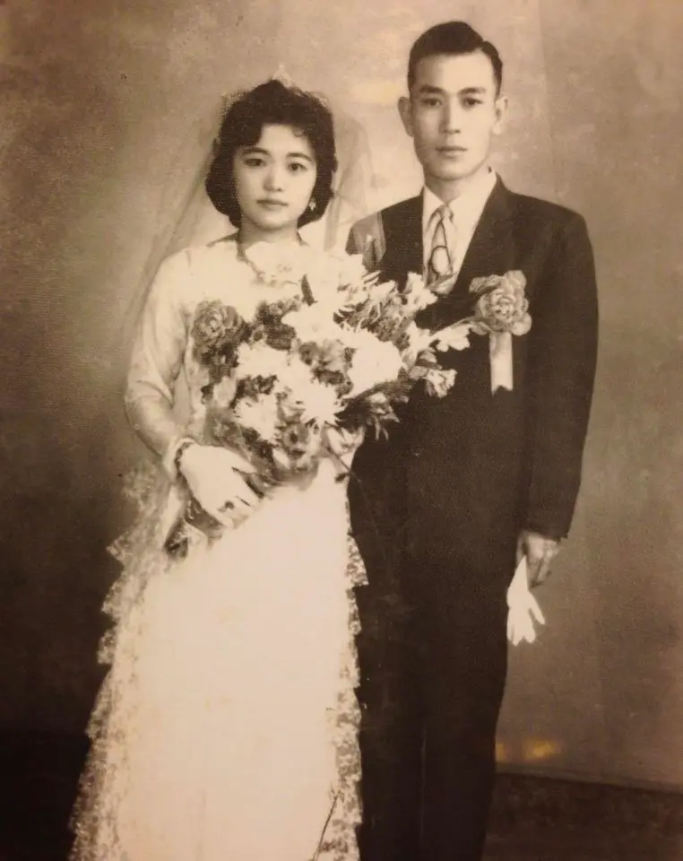 ▲盧秀燕父母是所謂「芋仔蕃薯」的結合，她形容自己是「兩岸和平、世界和平的產物」。（圖／翻攝盧秀燕臉書）