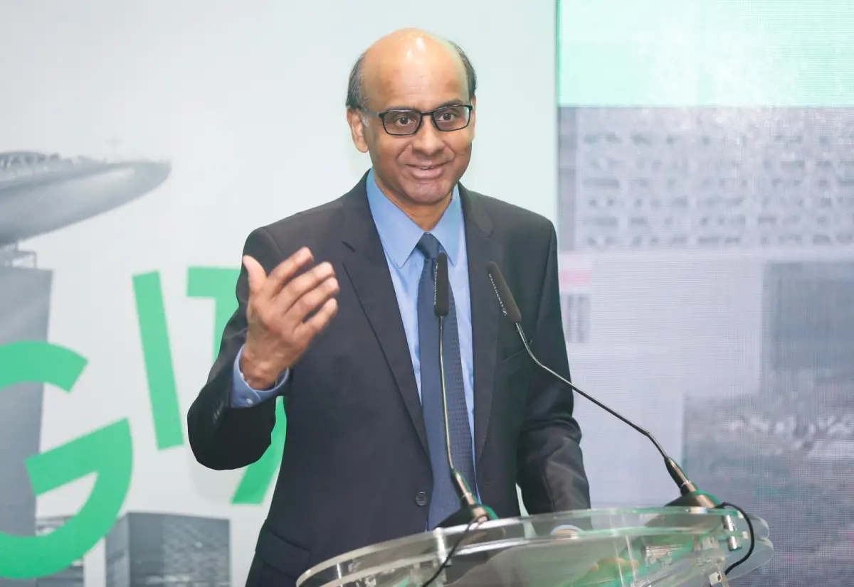 ▲新加坡前國務資政尚達曼一如外界預期當選星國總統。雖然從政多年，但他年輕時的夢想是當運動員。資料照。（圖／美聯社／達志影像）