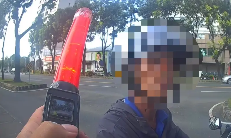 ▲68歲的林男騎車酒駕超標，至今已是第七次酒駕。（圖／翻攝畫面）