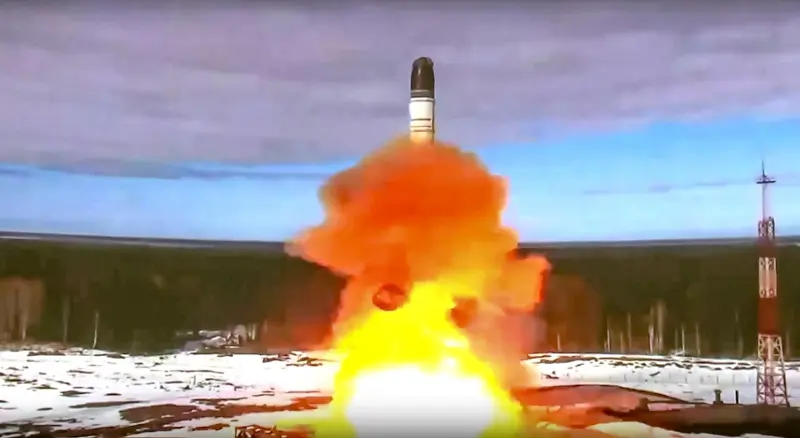 ▲俄國聲稱已部署先進的薩爾馬特（Sarmat）洲際彈道飛彈。資料照。（圖／美聯社／達志影像）
