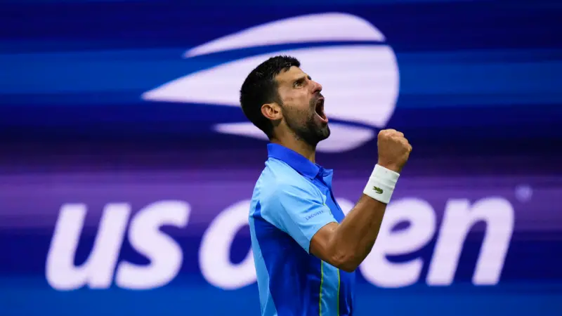 ▲Novak Djokovic輸二贏三大逆轉，晉級美網男單16強。（圖／美聯社／達ˊ志影像）