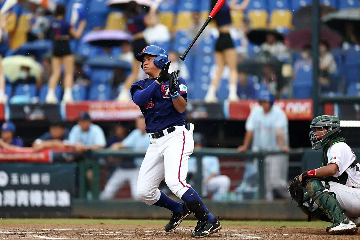 ▲U18世界盃中華隊張趙紘首安就是致勝安打。（棒協提供）