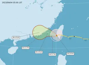 海葵颱風「清晨二度登陸」！滯留打轉減為輕颱　最新警戒區域曝光
