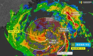 海葵颱風「在高雄、台南過夜」！遠離時機出爐　13縣市陸警未解除
