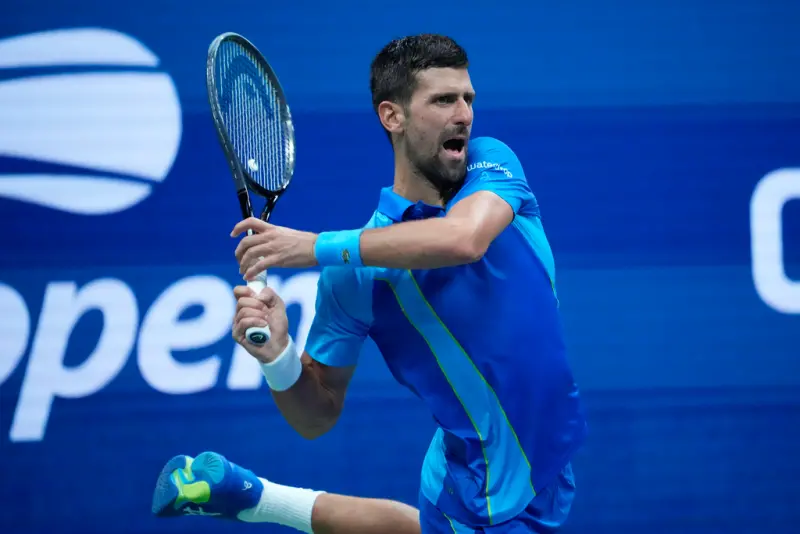 ▲塞爾維亞名將、賽會第2種子「喬帥」Novak Djokovic闖進美網男單8強。（圖／美聯社／達志影像）