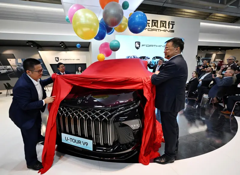▲慕尼黑國際車展4日在德國開幕，有多間中國的汽車製造商參與。（圖／美聯社／達志影像）
