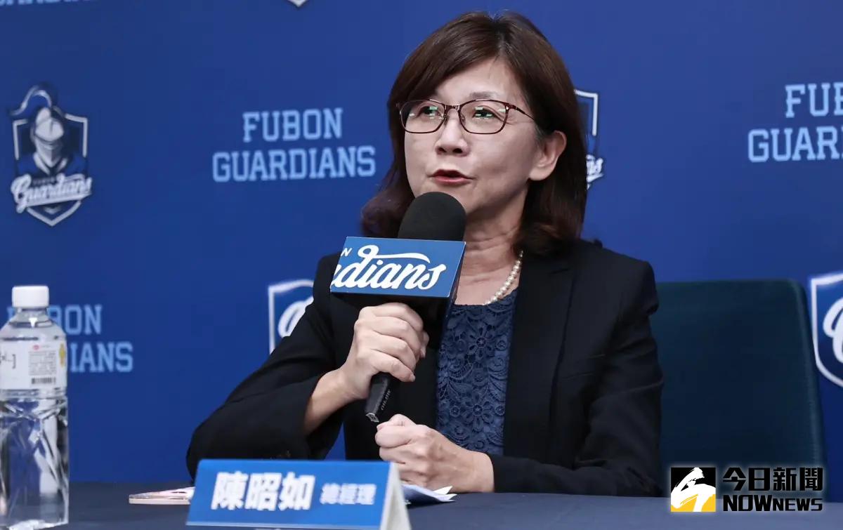 ▲MOMOTV傳出將轉賣博斯！中職富邦悍將球團表示，球團會以球迷收視習慣及權益為優先考量。圖為富邦育樂總經理陳昭如。（記者葉政勳攝）