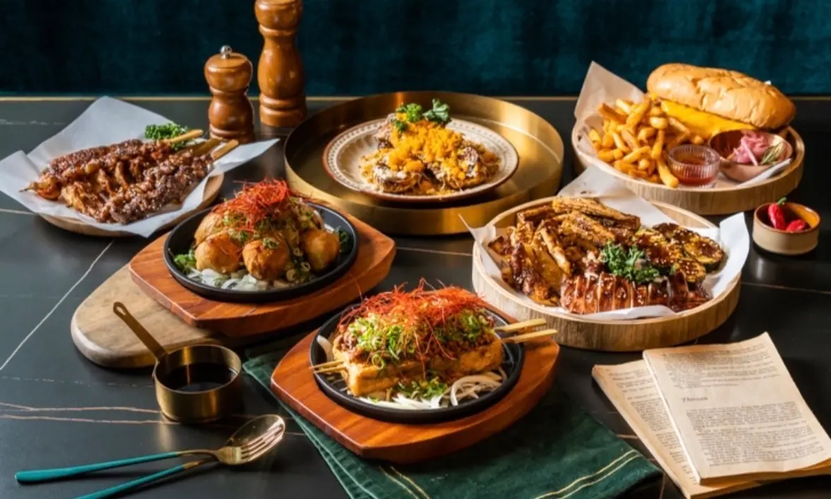 ▲BONSHOT TAIPE餐點種類豐富，50元銅板價格可享用美味燒烤單點。（圖／品牌提供）