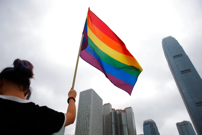 ▲香港最高法院今（5）日宣布，香港政府不承認同性婚姻，又無提供替代途徑在法律上讓同性伴侶建立關係，已經違憲。（圖／美聯社／達志影像）