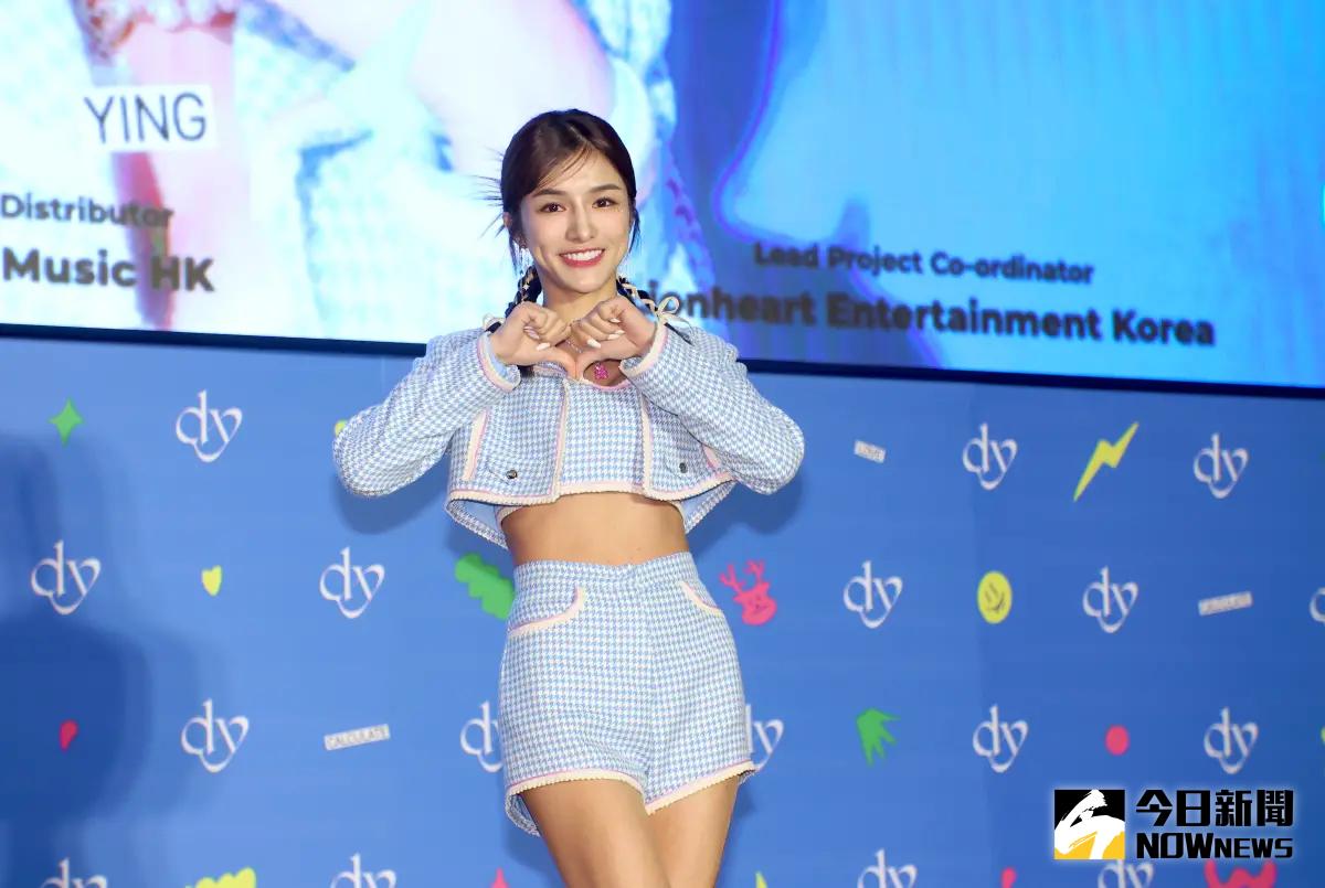 ▲樂天女孩林岱縈發片，韓星朴政珉力挺，她被問林襄戀情時難以招架。（圖／記者陳明中攝）