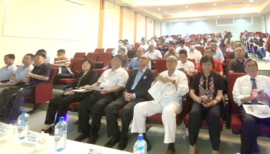 ▲經濟部工業局與加工出口區管理處舉辦組織改造說明會，有林園、大發等工業區業者代表與會。(圖／記者黃守作攝，2023.09.05)