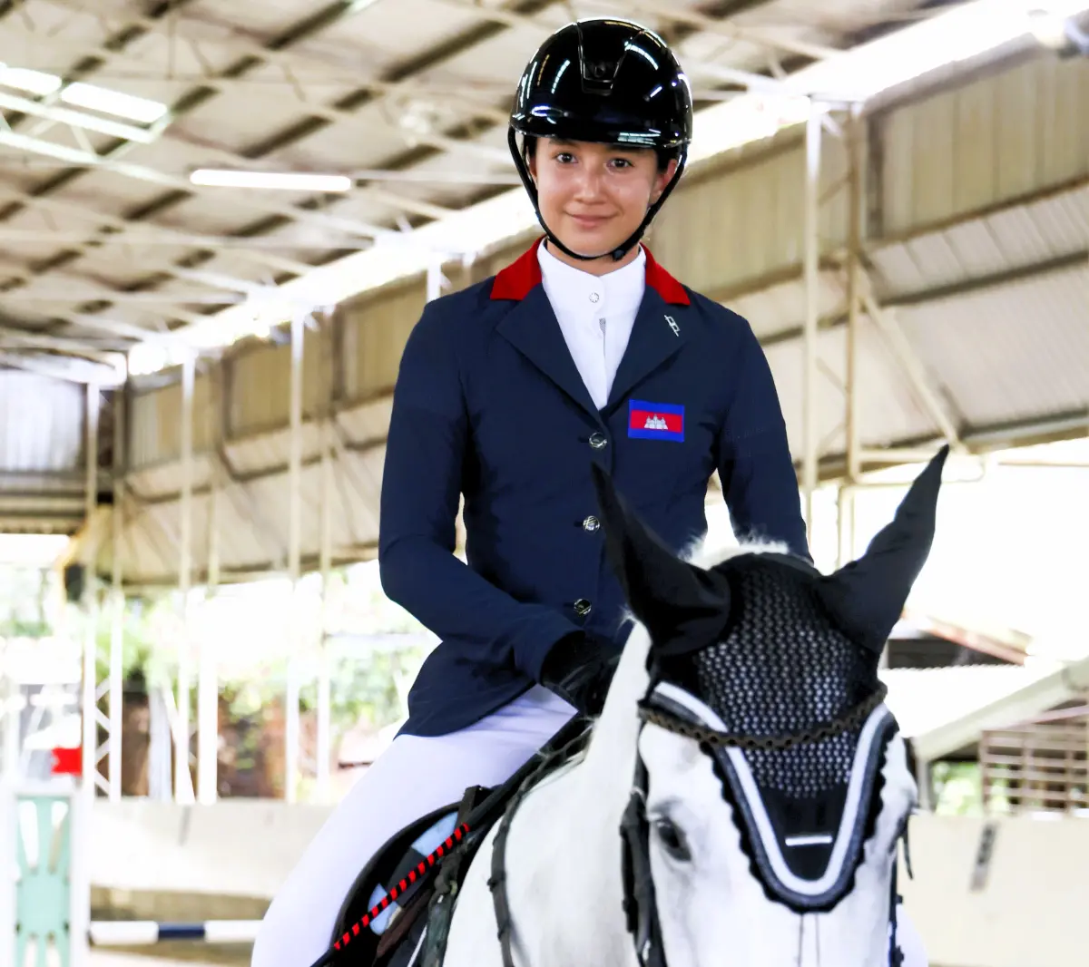 ▲柬埔寨公主Amirita Nordom特來台參與障礙超越賽事。圖／STARFiSH星予公關