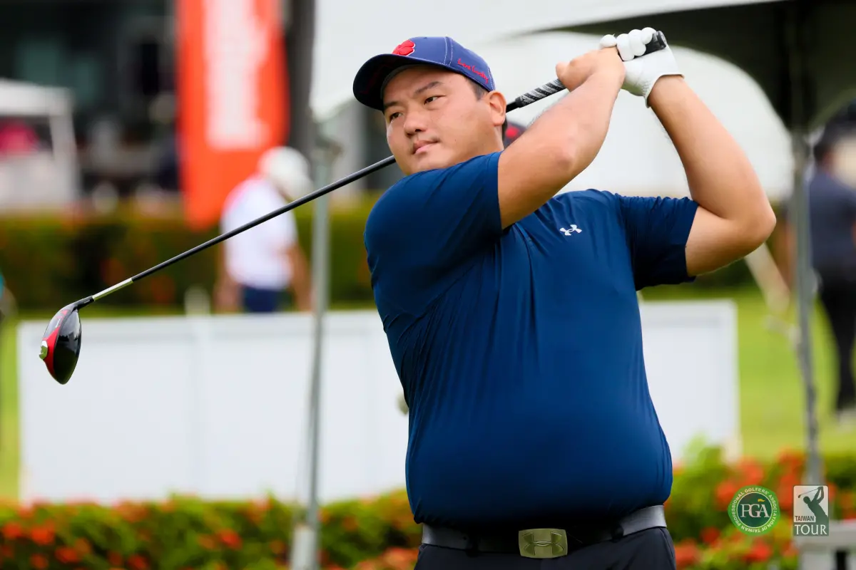 ▲總獎金台幣100萬元的ThreeBond明安挑戰賽，第一回合王鉦棋以70桿(-2)單獨領先。(TPGA提供)