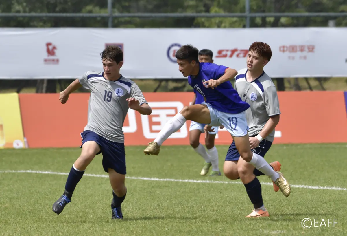 ▲中華男足張天駿今日個人攻進9顆進球。官方提供