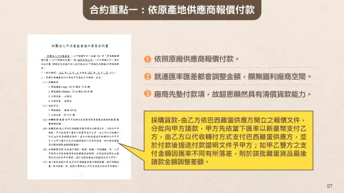 ▲農業部今（6）日公布中央畜產會與超思的緊急進口貿易合約。（圖／農業部提供）