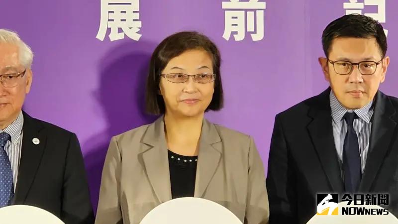 ▲環球晶董事會決議配發2元現金股利。圖為環球晶董事長徐秀蘭。（圖／記者許家禎攝）