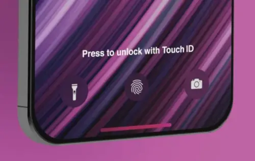 ▲近年來不斷有「螢幕下Touch ID 指紋辨識」的功能是否會使用在iPhone 15 上的傳聞出現，但最終隨著發表會時間越來越近，各項細節逐步披露後，喜愛Touch ID 的果粉們的期望也越來越低了。（圖／MacRumors）