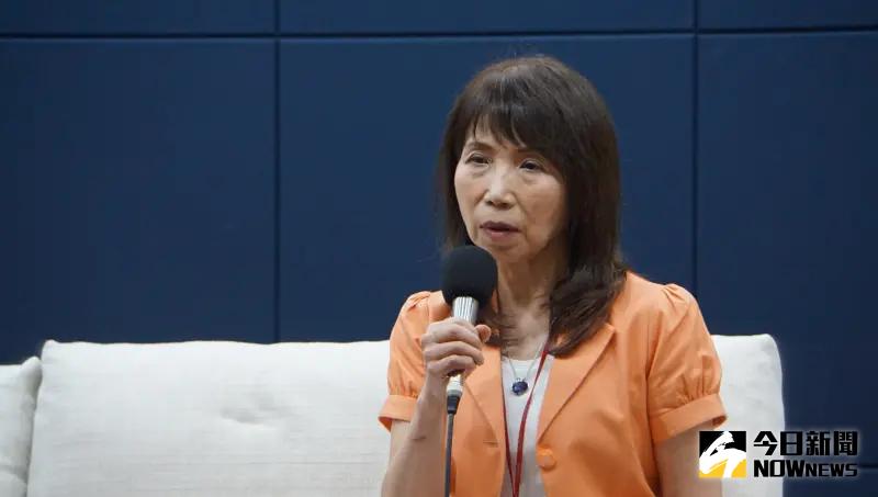 ▲前總統陳水扁民間醫療小組發言人陳昭姿批民進黨反對代理孕母。(圖/記者呂炯昌攝,2023.09.07)