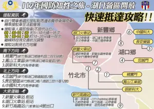 ▲9月24日新竹湖口營區開放懶人包。（圖／國防部提供）