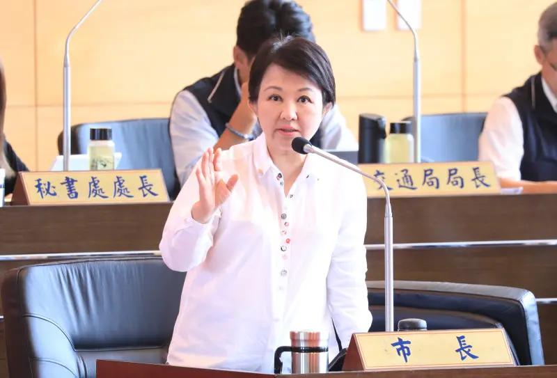 ▲台中市長盧秀燕到議會備詢4年多來,不曾中途離席上廁所。(圖/台中市政府提供,2023.09.07)