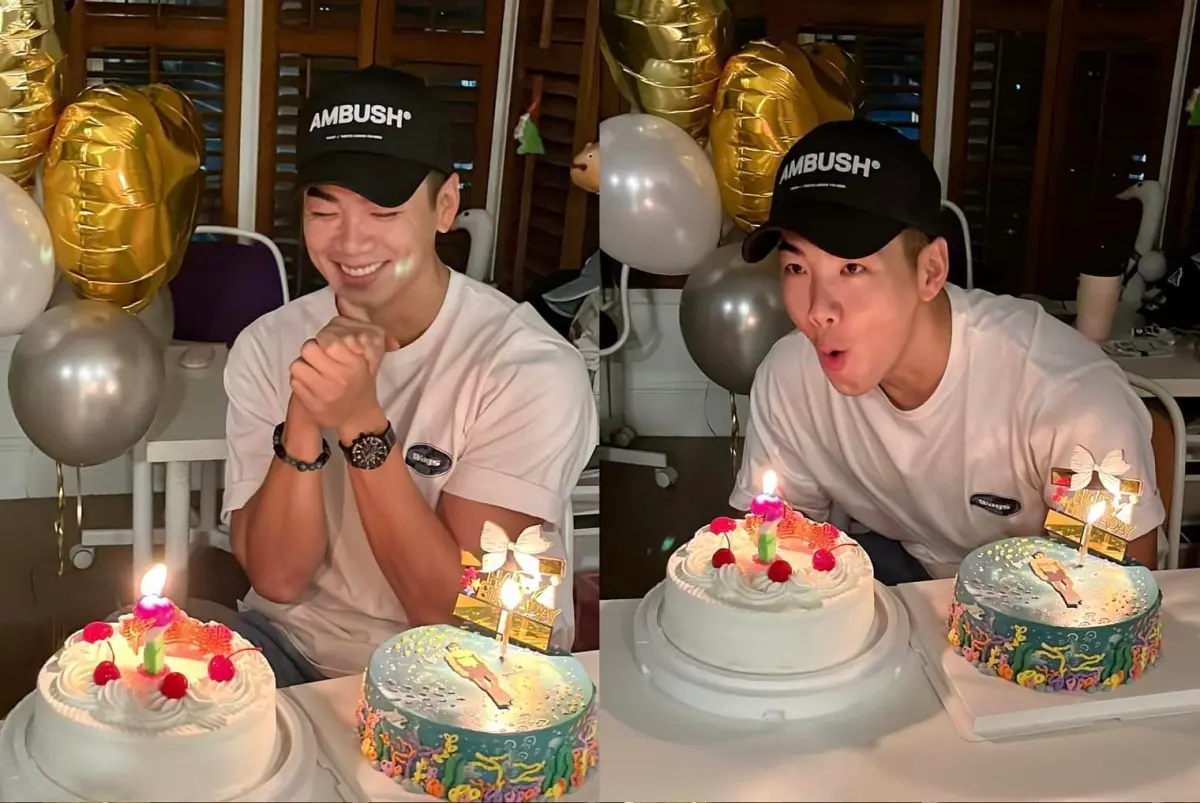 ▲禾浩辰7日開心有女友吳品潔和一群好友陪過33歲生日。（圖／翻攝禾浩辰IG)