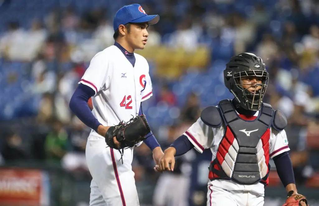 ▲U18中華隊左投手林維恩，帶動旅外風潮，今年起碼有10位球員旅外，令人好奇為何不選擇中職？（記者路皓惟攝）