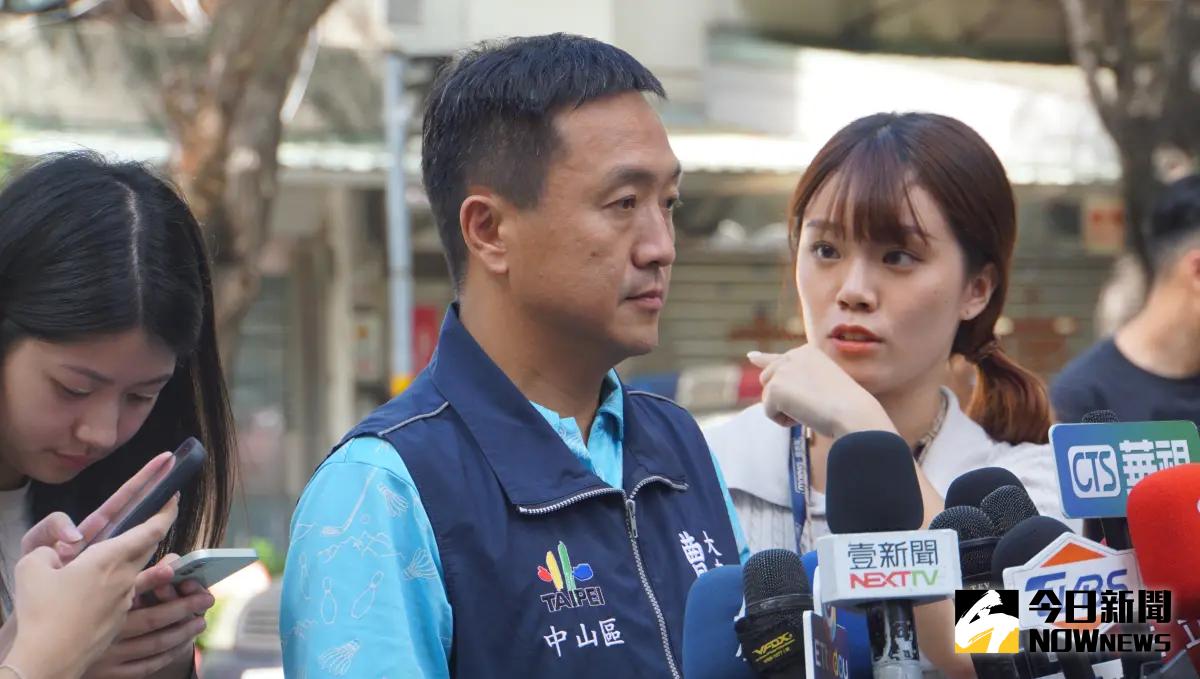 ▲基泰大直建案釀周邊民宅塌陷，大直里里長曹邦全呼籲基泰建設出面解決問題。（圖／記者呂炯昌攝，2023.09.09）